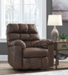 Signature Design by Ashley Derwin Swivel Glider Recliner-Nut