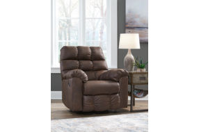 Signature Design by Ashley Derwin Swivel Glider Recliner-Nut