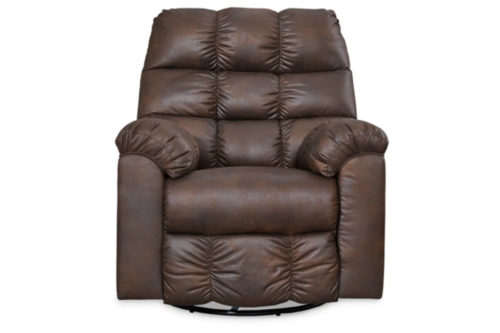 Signature Design by Ashley Derwin Swivel Glider Recliner-Nut