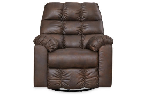 Signature Design by Ashley Derwin Swivel Glider Recliner-Nut