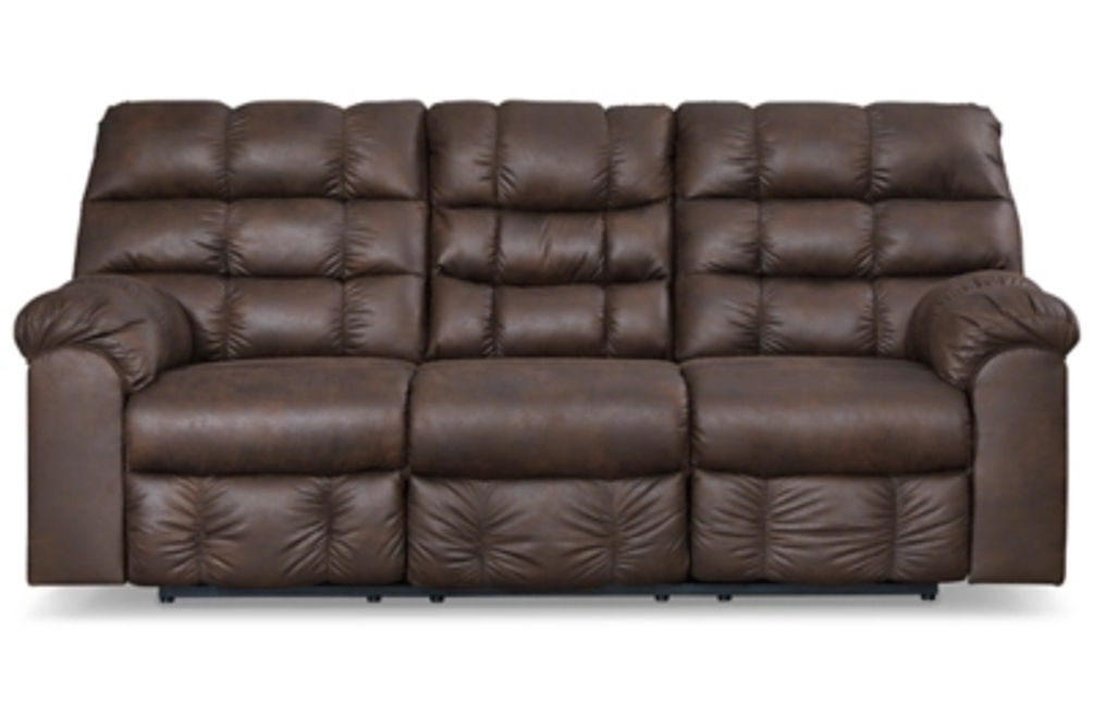 Signature Design by Ashley Derwin Reclining Sofa, Loveseat and Recliner-Nut