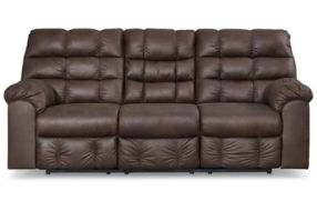 Signature Design by Ashley Derwin Reclining Sofa, Loveseat and Recliner-Nut