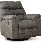 Signature Design by Ashley Derwin Swivel Glider Recliner-Concrete