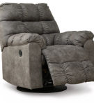 Signature Design by Ashley Derwin Swivel Glider Recliner-Concrete