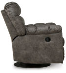 Signature Design by Ashley Derwin Swivel Glider Recliner-Concrete