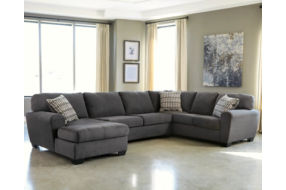 Benchcraft Ambee 3-Piece Sectional with Chaise-Slate