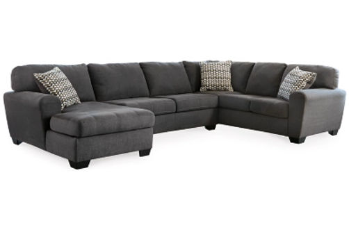 Benchcraft Ambee 3-Piece Sectional with Chaise-Slate