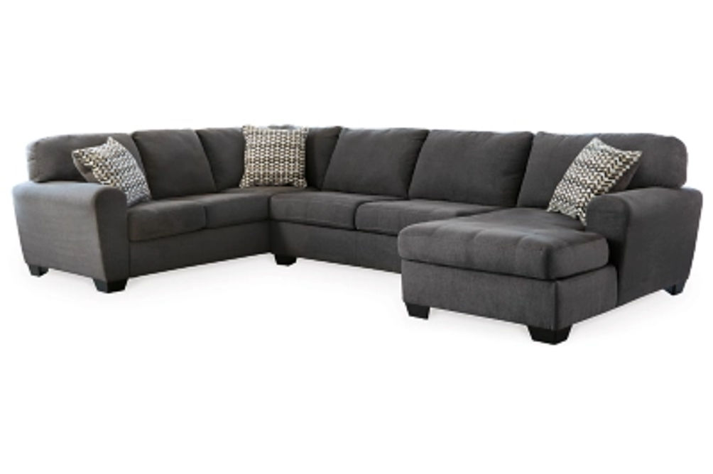 Benchcraft Ambee 3-Piece Sectional with Chaise-Slate