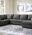 Signature Design by Ashley Edenfield 3-Piece Sectional with Chaise-Charcoal