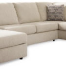 Signature Design by Ashley Edenfield 3-Piece Sectional with Chaise-Linen