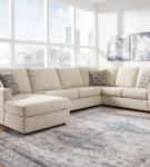 Signature Design by Ashley Edenfield 3-Piece Sectional with Chaise-Linen