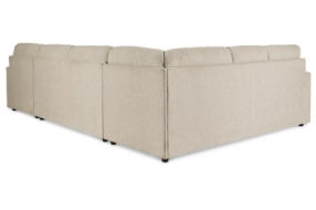 Signature Design by Ashley Edenfield 3-Piece Sectional with Chaise-Linen