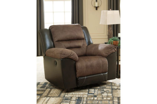 Signature Design by Ashley Earhart Reclining Sofa and Recliner-Chestnut