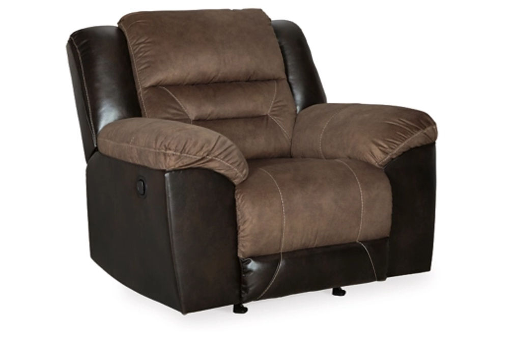 Signature Design by Ashley Earhart Reclining Sofa and Recliner-Chestnut