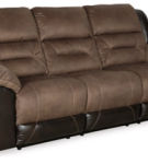 Signature Design by Ashley Earhart Reclining Sofa and Loveseat-Chestnut