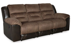 Signature Design by Ashley Earhart Reclining Sofa and Loveseat-Chestnut