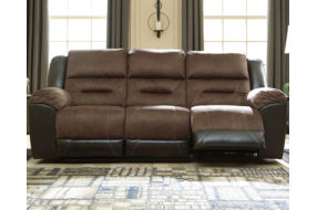 Signature Design by Ashley Earhart Reclining Sofa and Recliner-Chestnut