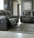 Signature Design by Ashley Earhart Reclining Sofa and Loveseat-Slate