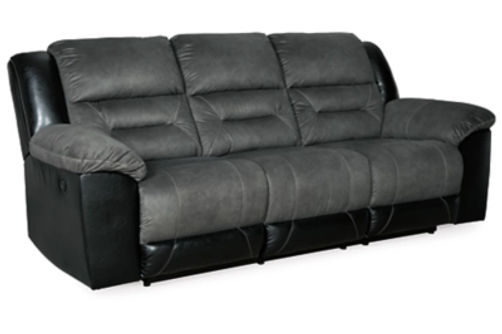 Earhart Reclining Sofa, Reclining Loveseat and Recliner-Slate