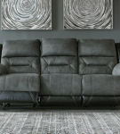 Earhart Reclining Sofa, Reclining Loveseat and Recliner-Slate