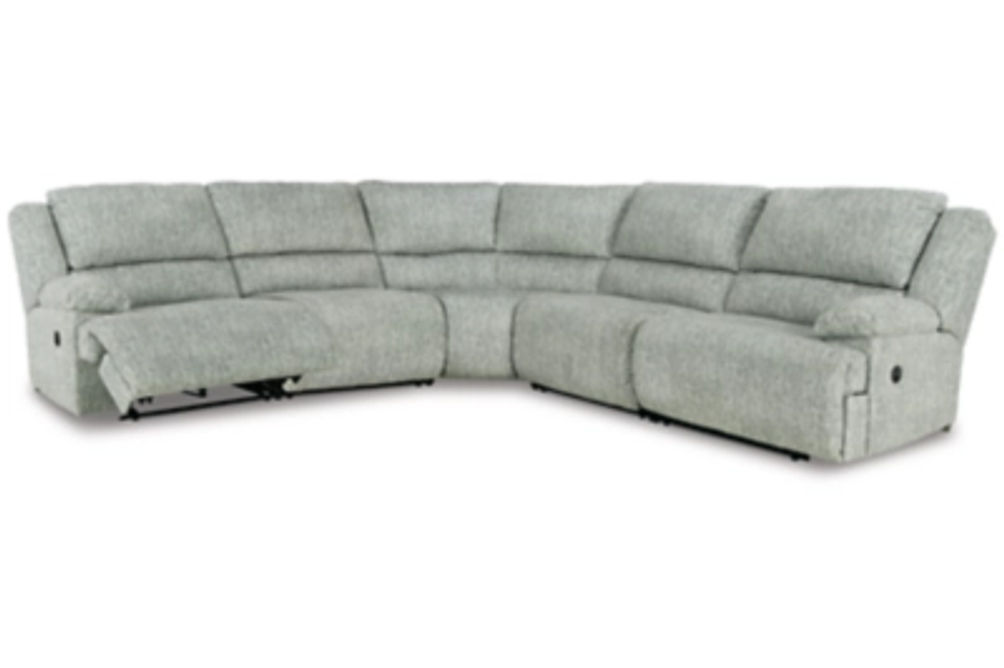 Signature Design by Ashley McClelland 5-Piece Reclining Sectional-Gray