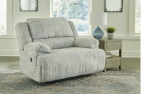 Signature Design by Ashley McClelland Oversized Recliner-Gray