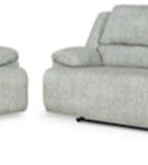 Signature Design by Ashley McClelland Reclining Sofa and Loveseat-Gray