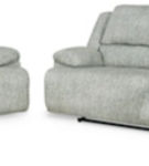 Signature Design by Ashley McClelland Reclining Sofa and Loveseat-Gray