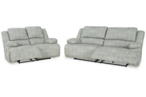 Signature Design by Ashley McClelland Reclining Sofa and Loveseat-Gray