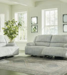 Signature Design by Ashley McClelland Reclining Sofa and Loveseat-Gray