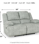 Signature Design by Ashley McClelland Reclining Sofa, Loveseat and Recliner-Gr