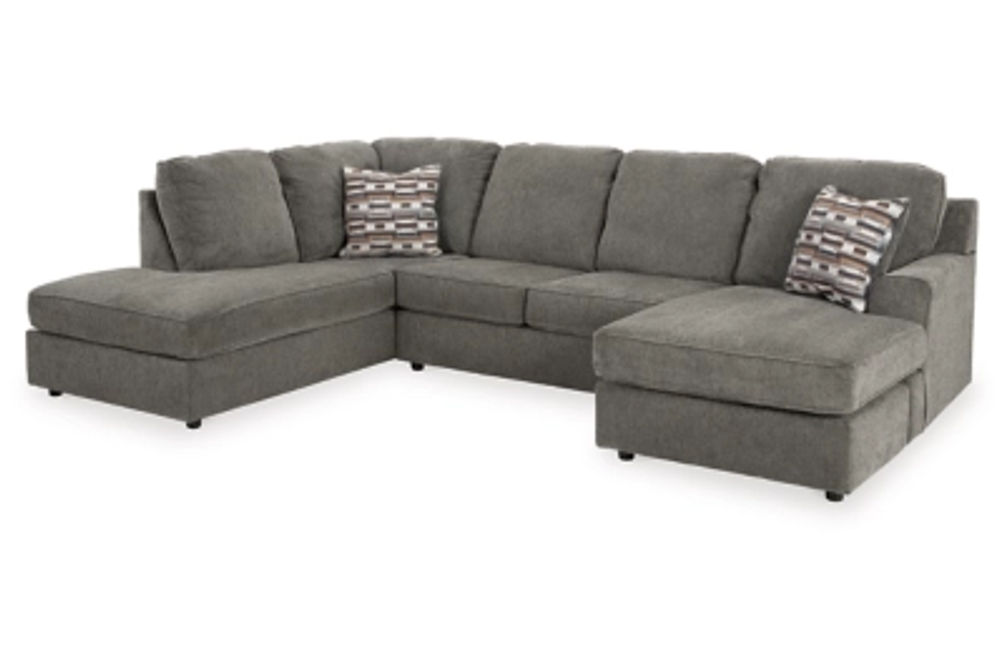 Signature Design by Ashley O'Phannon 2-Piece Sectional with Chaise-Putty