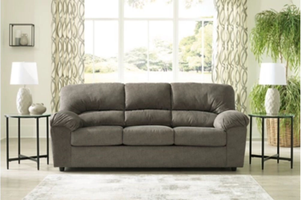 Signature Design by Ashley Norlou Sofa, Loveseat and Recliner-Flannel