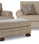 Signature Design by Ashley Kananwood Loveseat with Oversized Chair and Ottoman