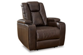 Signature Design by Ashley Mancin Reclining Sofa and Recliner-Chocolate