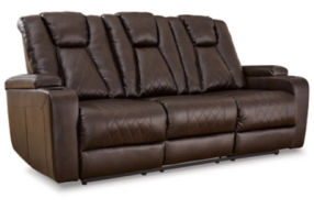 Signature Design by Ashley Mancin Reclining Sofa and Recliner-Chocolate