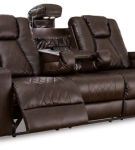 Signature Design by Ashley Mancin Reclining Sofa and Recliner-Chocolate