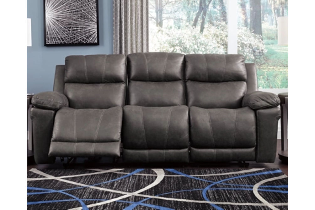 Signature Design by Ashley Erlangen Reclining Sofa and Loveseat-Midnight