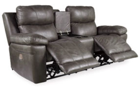 Signature Design by Ashley Erlangen Reclining Sofa and Loveseat-Midnight