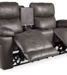 Signature Design by Ashley Erlangen Reclining Sofa and Loveseat-Midnight