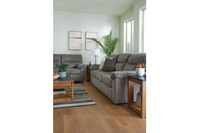 Signature Design by Ashley Bindura Sofa and Glider Loveseat-Mineral