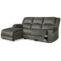 Signature Design by Ashley Benlocke 3-Piece Reclining Sectional with Chaise