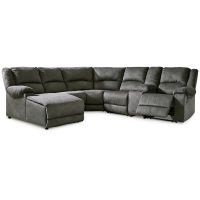 Signature Design by Ashley Benlocke 6-Piece Reclining Sectional with Chaise