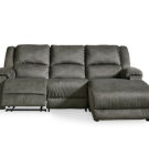 Signature Design by Ashley Benlocke 3-Piece Reclining Sectional with Chaise