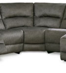 Signature Design by Ashley Benlocke 5-Piece Reclining Sectional with Chaise