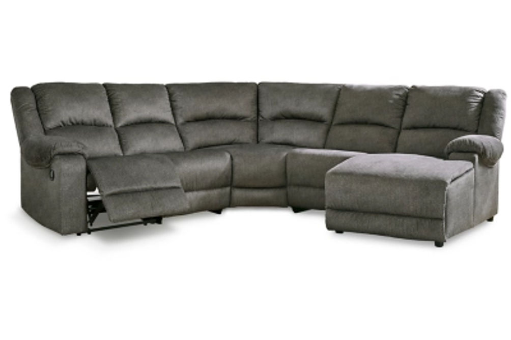 Signature Design by Ashley Benlocke 5-Piece Reclining Sectional with Chaise