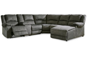 Signature Design by Ashley Benlocke 6-Piece Reclining Sectional with Chaise