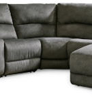 Signature Design by Ashley Benlocke 6-Piece Reclining Sectional with Chaise