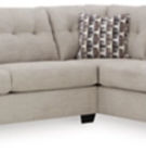 Signature Design by Ashley Mahoney 2-Piece Sectional with Chaise-Pebble