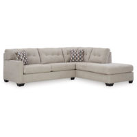 Signature Design by Ashley Mahoney 2-Piece Sectional with Chaise-Pebble